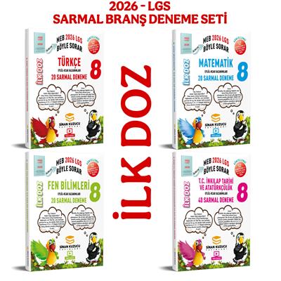 8. SINIF LGS - MEB BÖYLE SORAR SARMAL BRANŞ DENEME SETİ İlk Doz (2026-LGS)