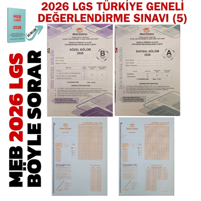 TÜRKİYE GENELİ LGS DENEME SINAVI - 5 ( SAYISAL + SÖZEL )