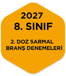 2027 8. Sınıf 2. Doz Sarmal Branş Denemeleri