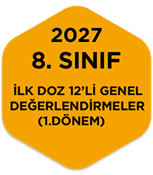 2027 8. Sınıf İlk Doz 12'li Genel Değerlendirmeler