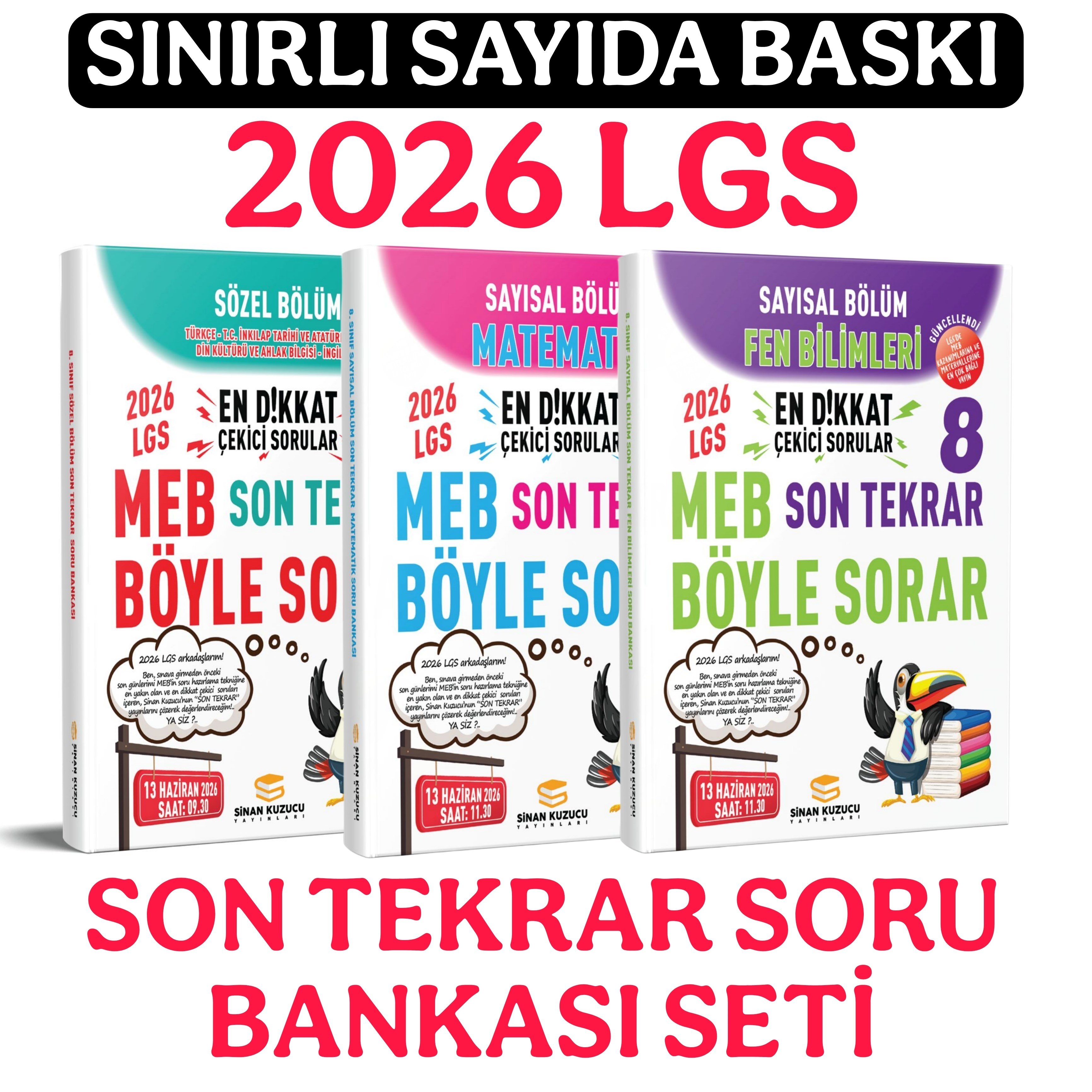 2026 LGS SON TEKRAR SÖZEL + SAYISAL BÖLÜM SORU BANKASI SETİ