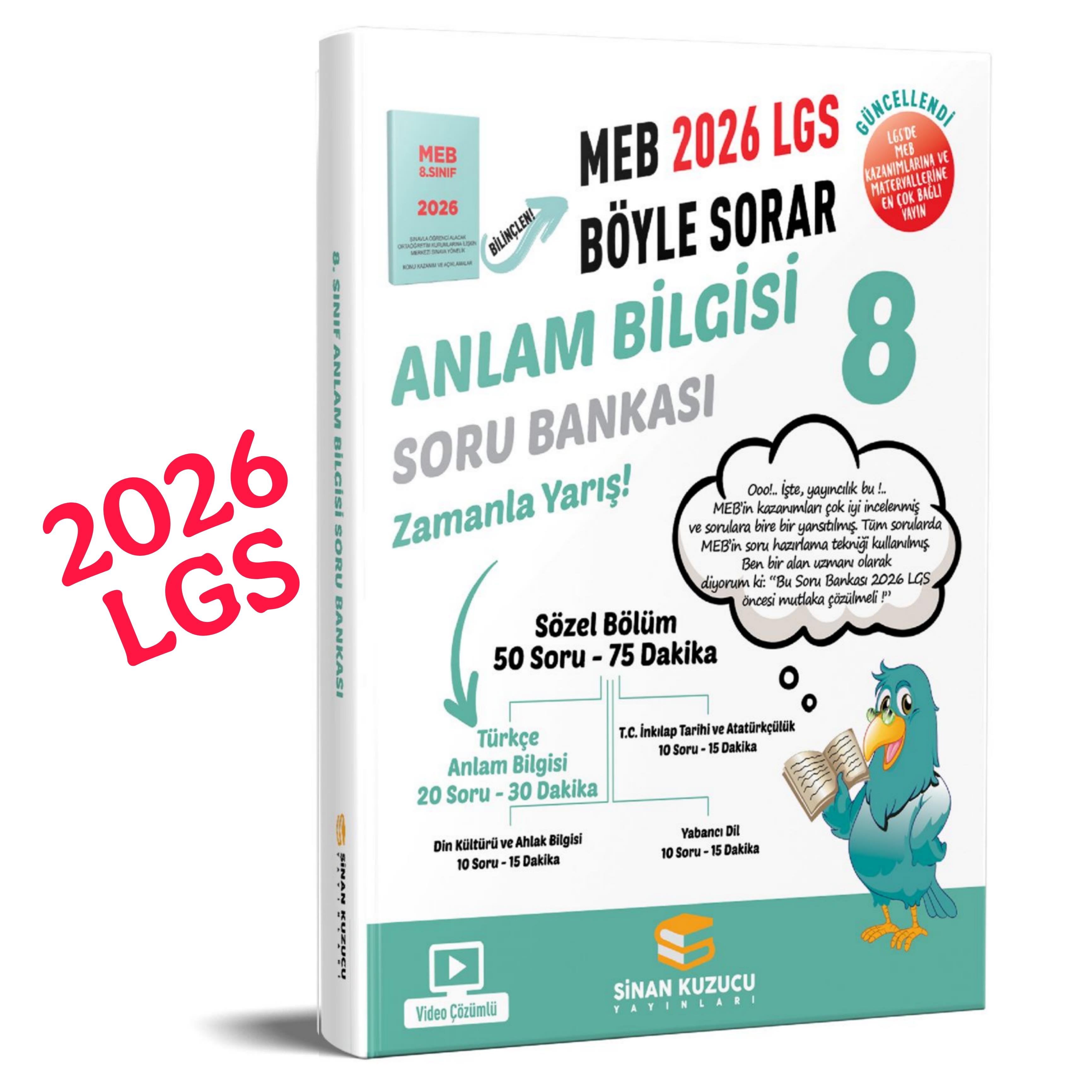 8. Sınıf 2026 Lgs Meb Böyle Sorar ANLAM BİLGİSİ Soru Bankası Video Çözümlü