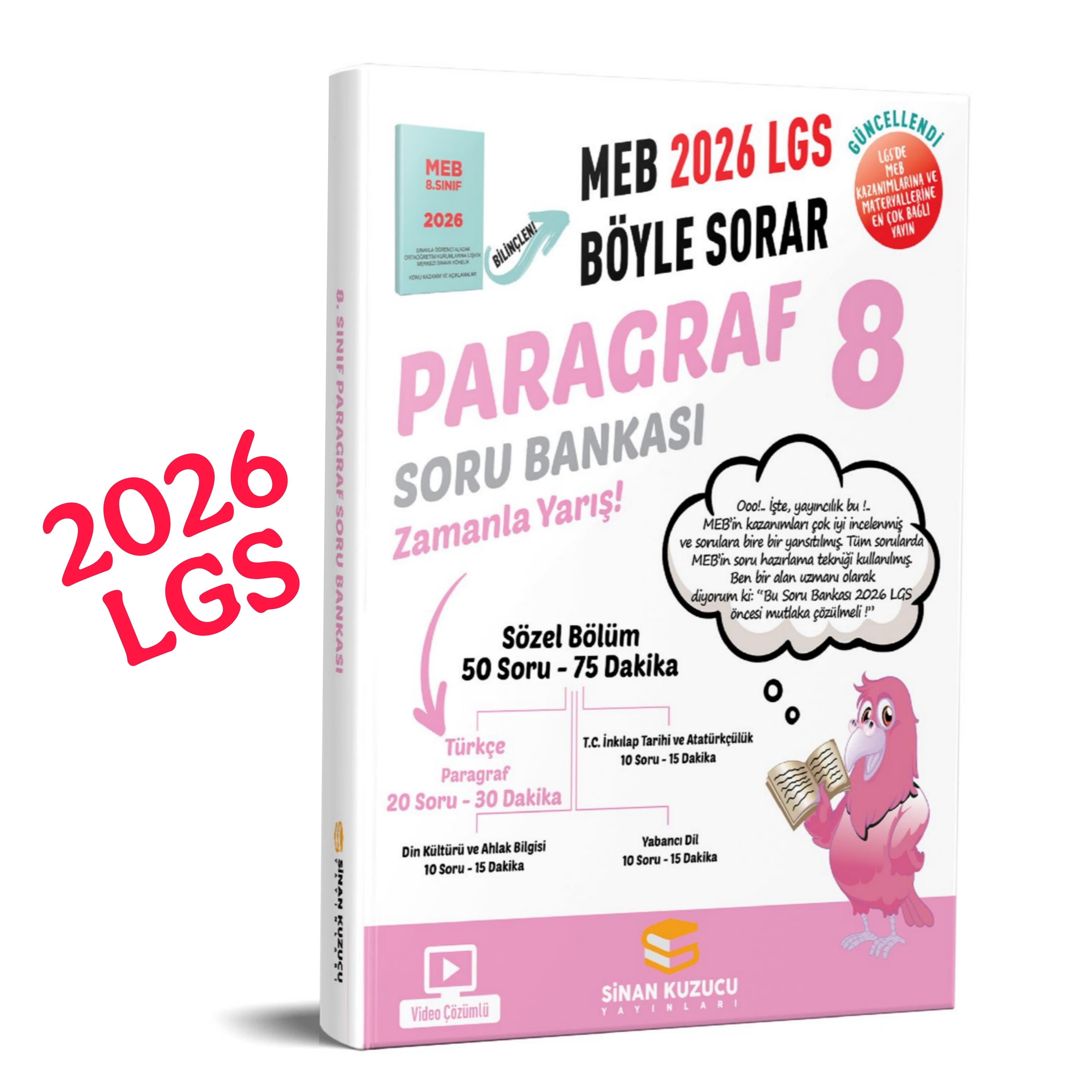 8. Sınıf 2026 Lgs Meb Böyle Sorar PARAGRAF Soru Bankası Video Çözümlü