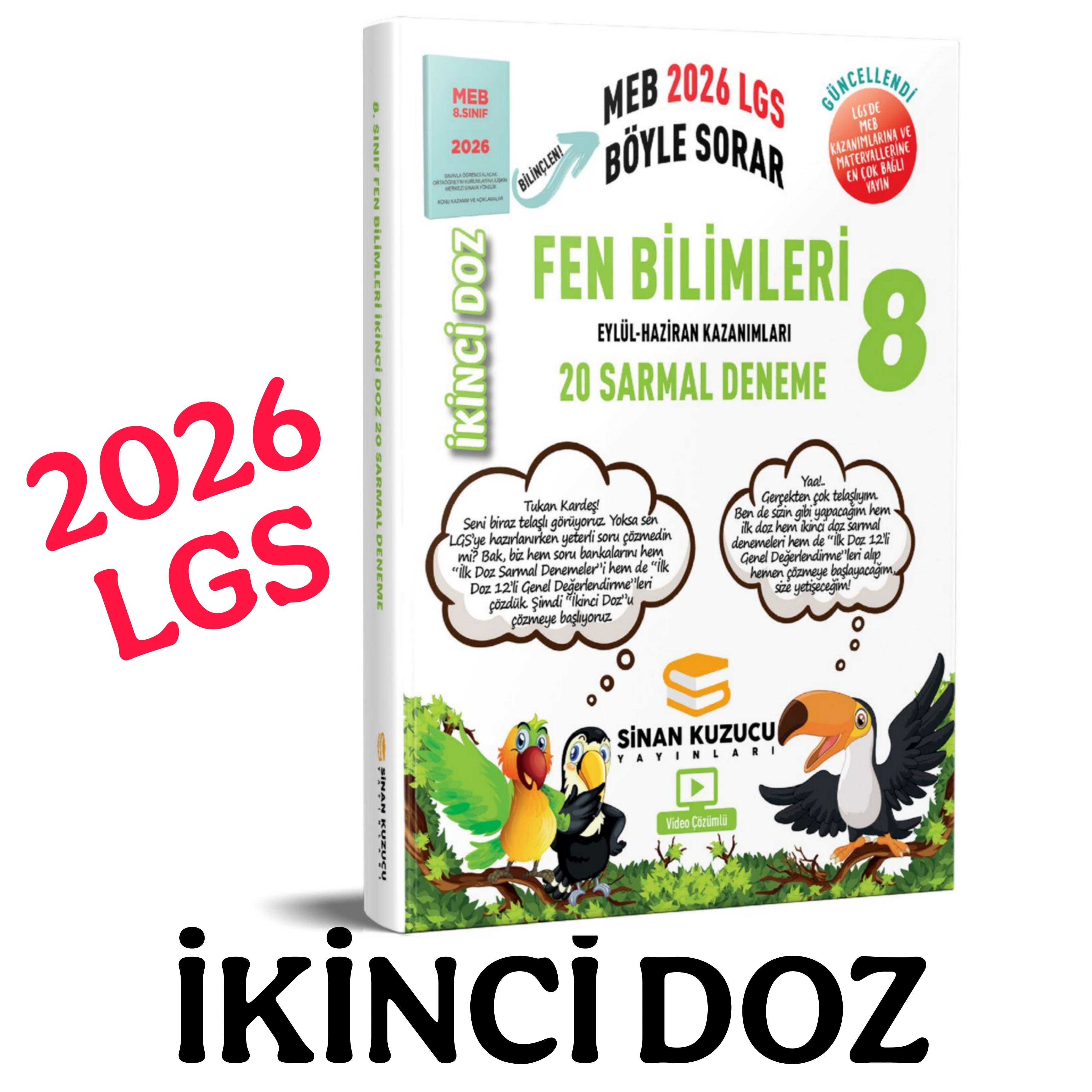 8. Sınıf | İKİNCİ Doz Sarmal Branş Denemeleri FEN BİLİMLERİ ( 2025 LGS )