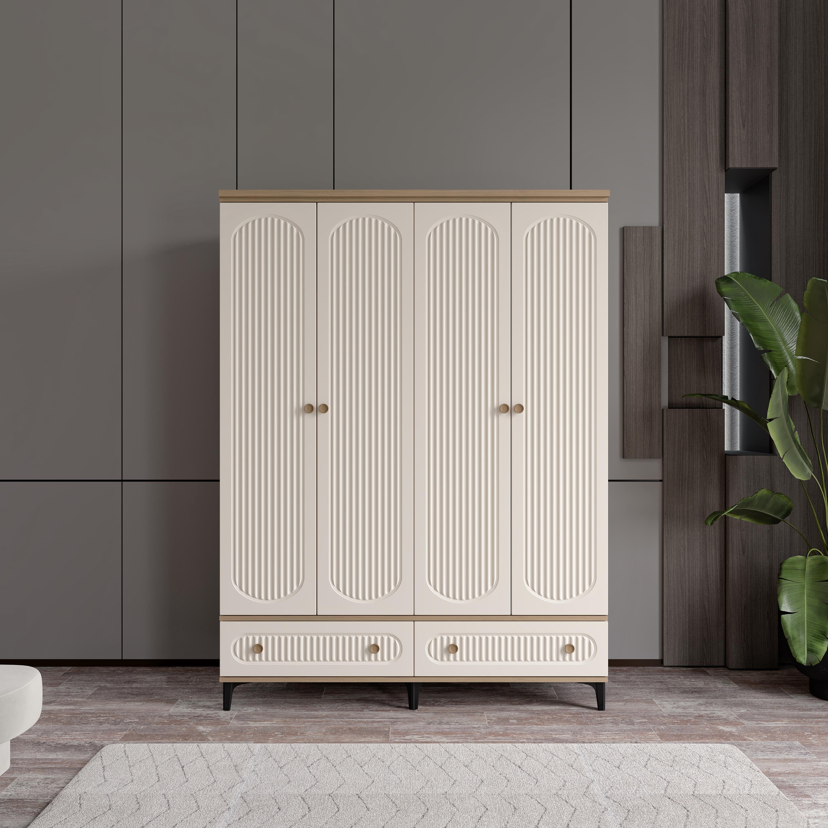  OSKAR 4 KAPILI DOLAP %100 MDF