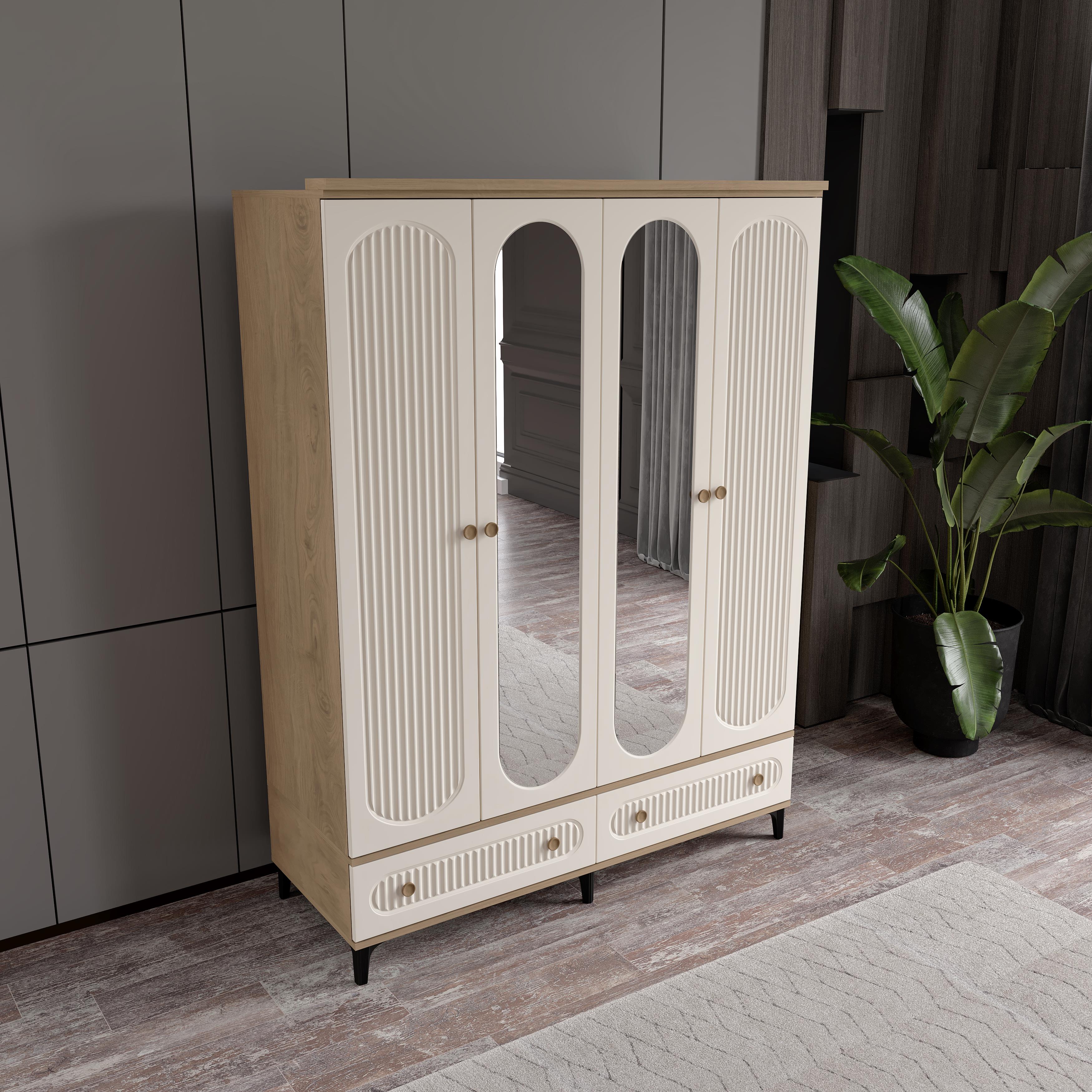  OSKAR 4 KAPILI DOLAP %100 MDF