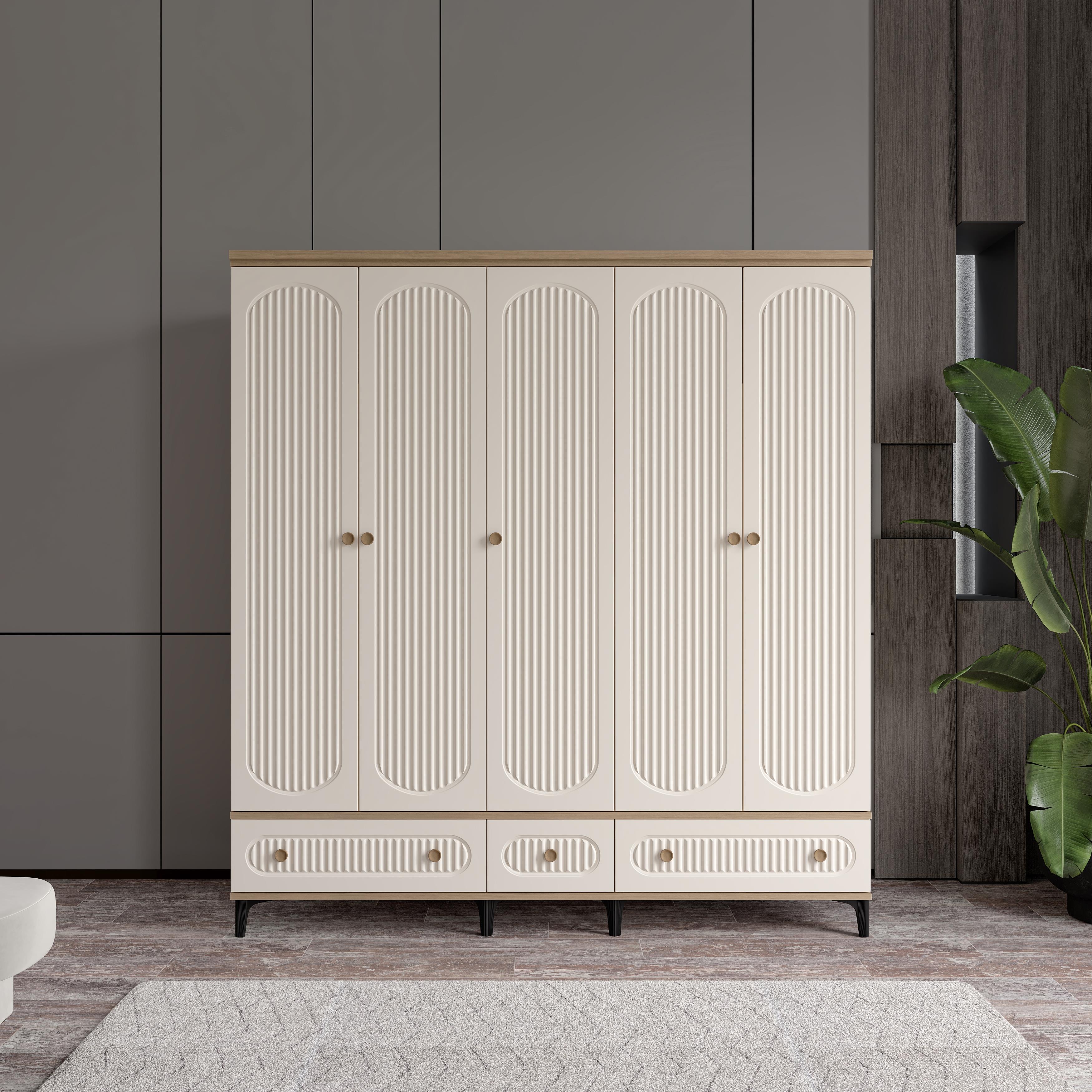  OSKAR 5 KAPILI DOLAP %100 MDF