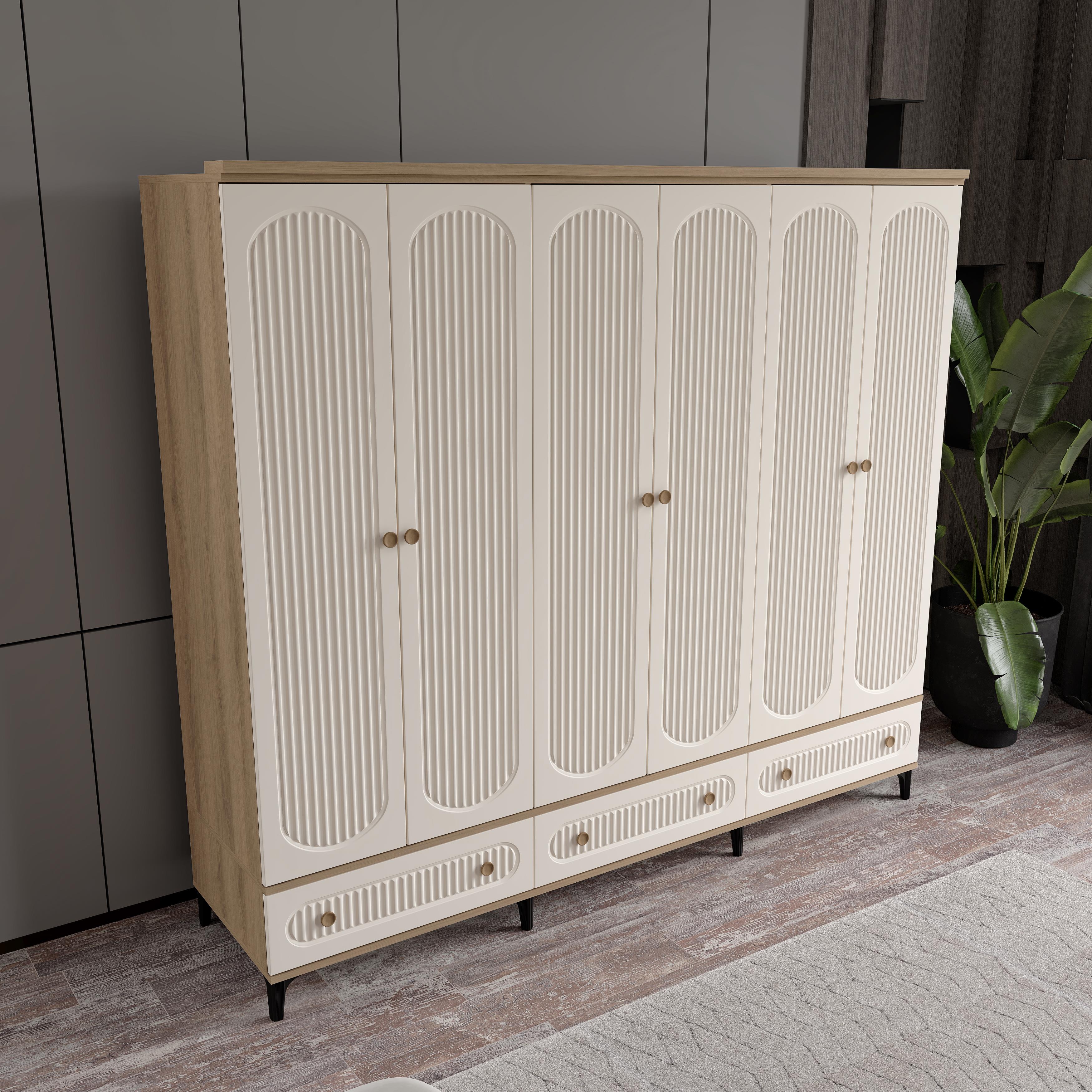  OSKAR 6 KAPILI DOLAP %100 MDF