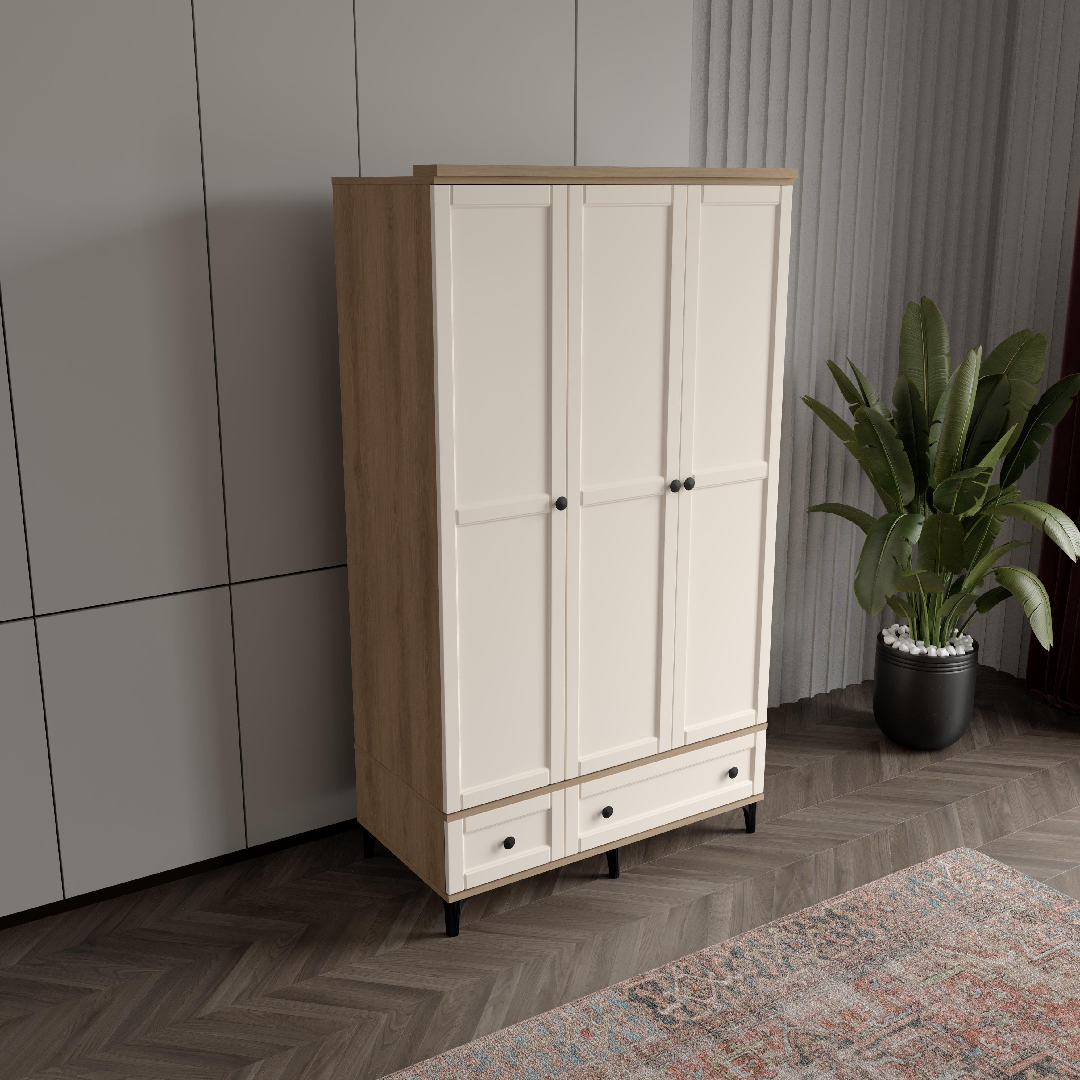  SARDUNYA 3 KAPILI DOLAP %100 MDF
