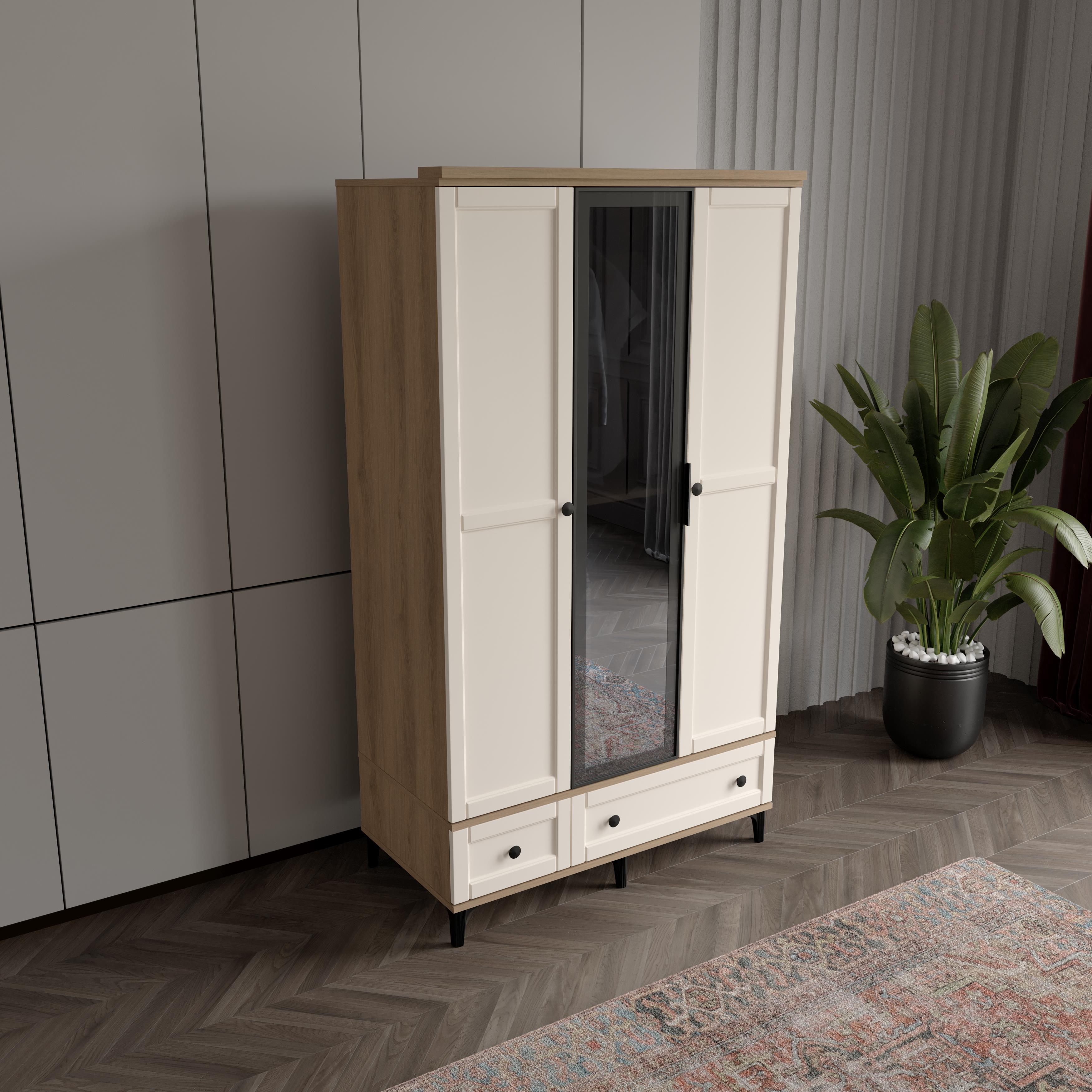  SARDUNYA 3 KAPILI DOLAP %100 MDF