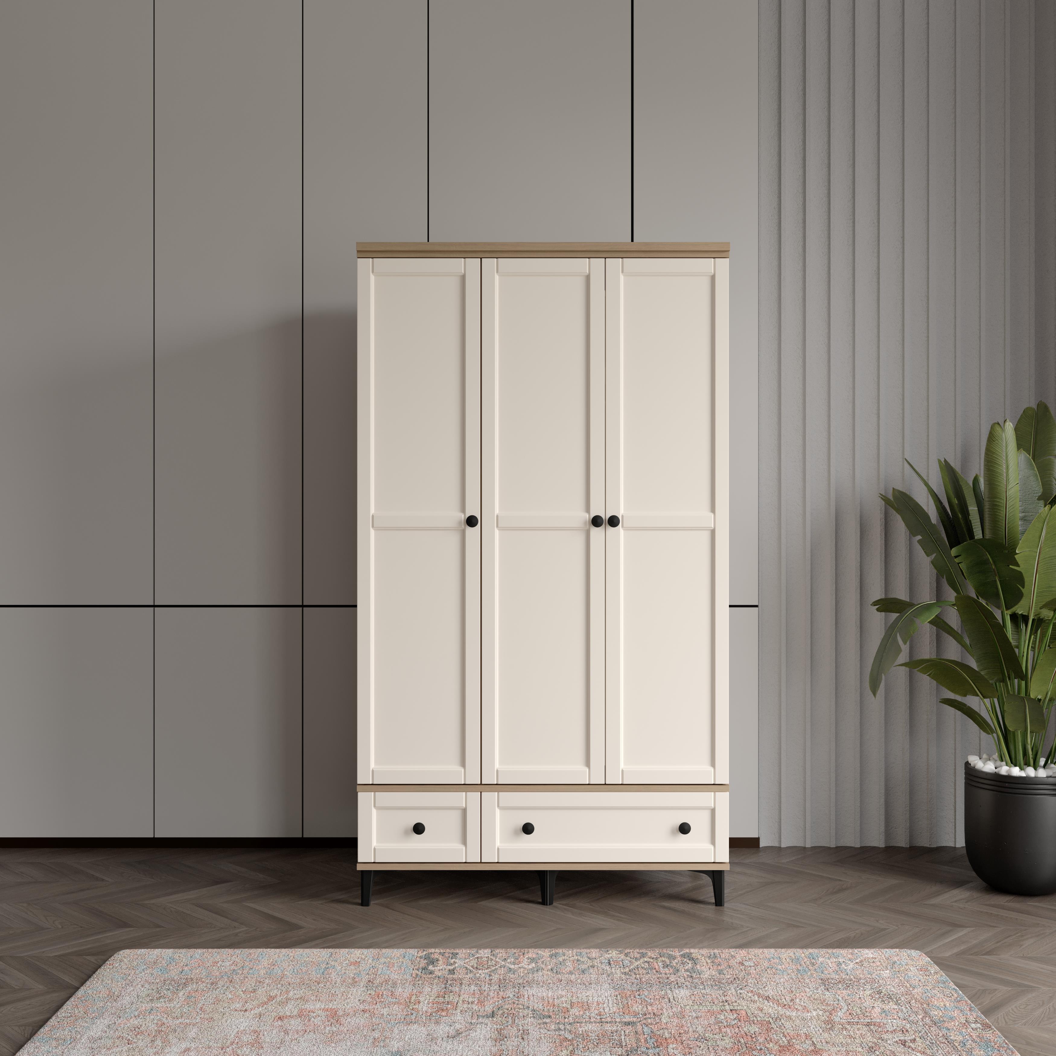  SARDUNYA 3 KAPILI DOLAP %100 MDF