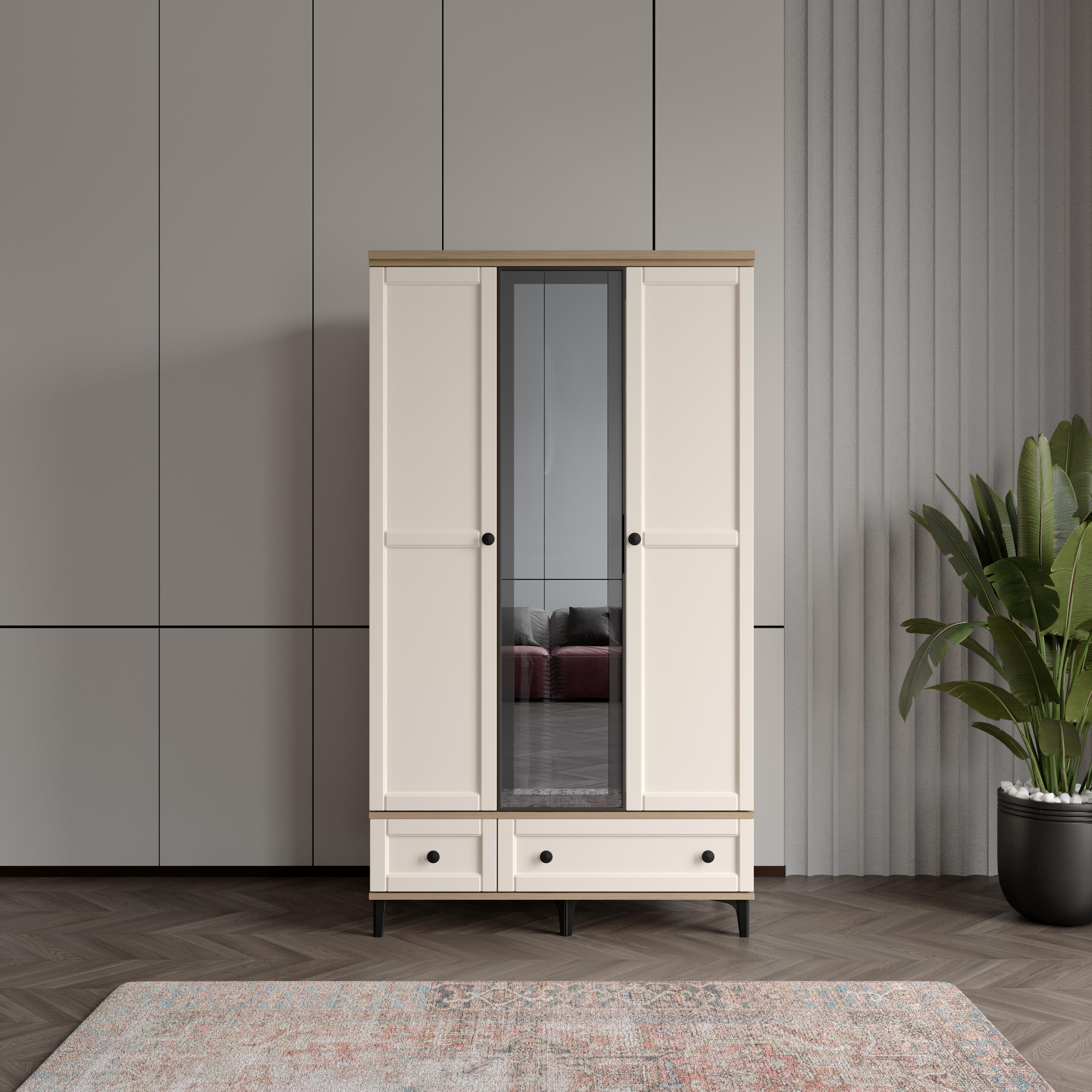  SARDUNYA 3 KAPILI DOLAP %100 MDF