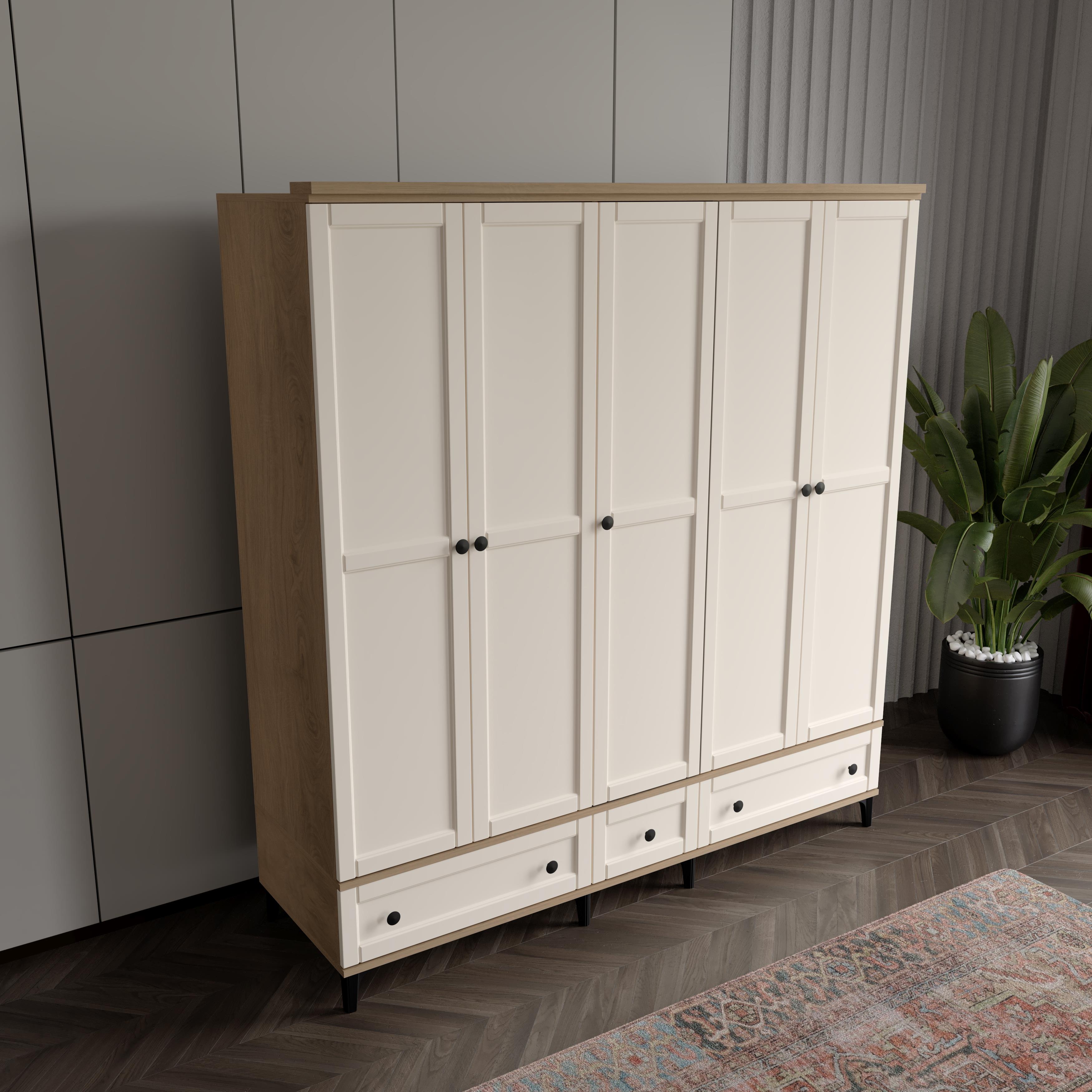  SARDUNYA 5 KAPILI DOLAP %100 MDF