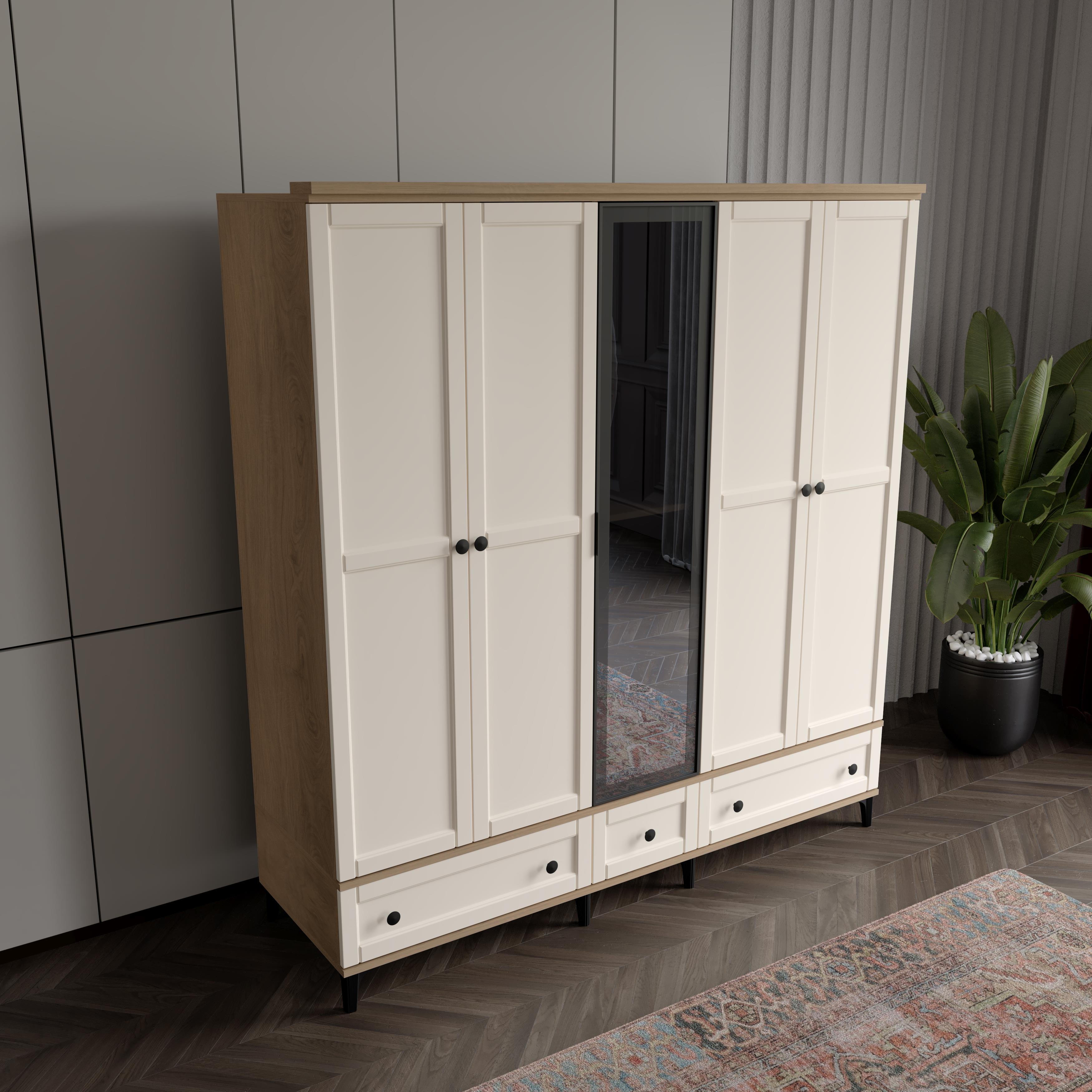  SARDUNYA 5 KAPILI DOLAP %100 MDF