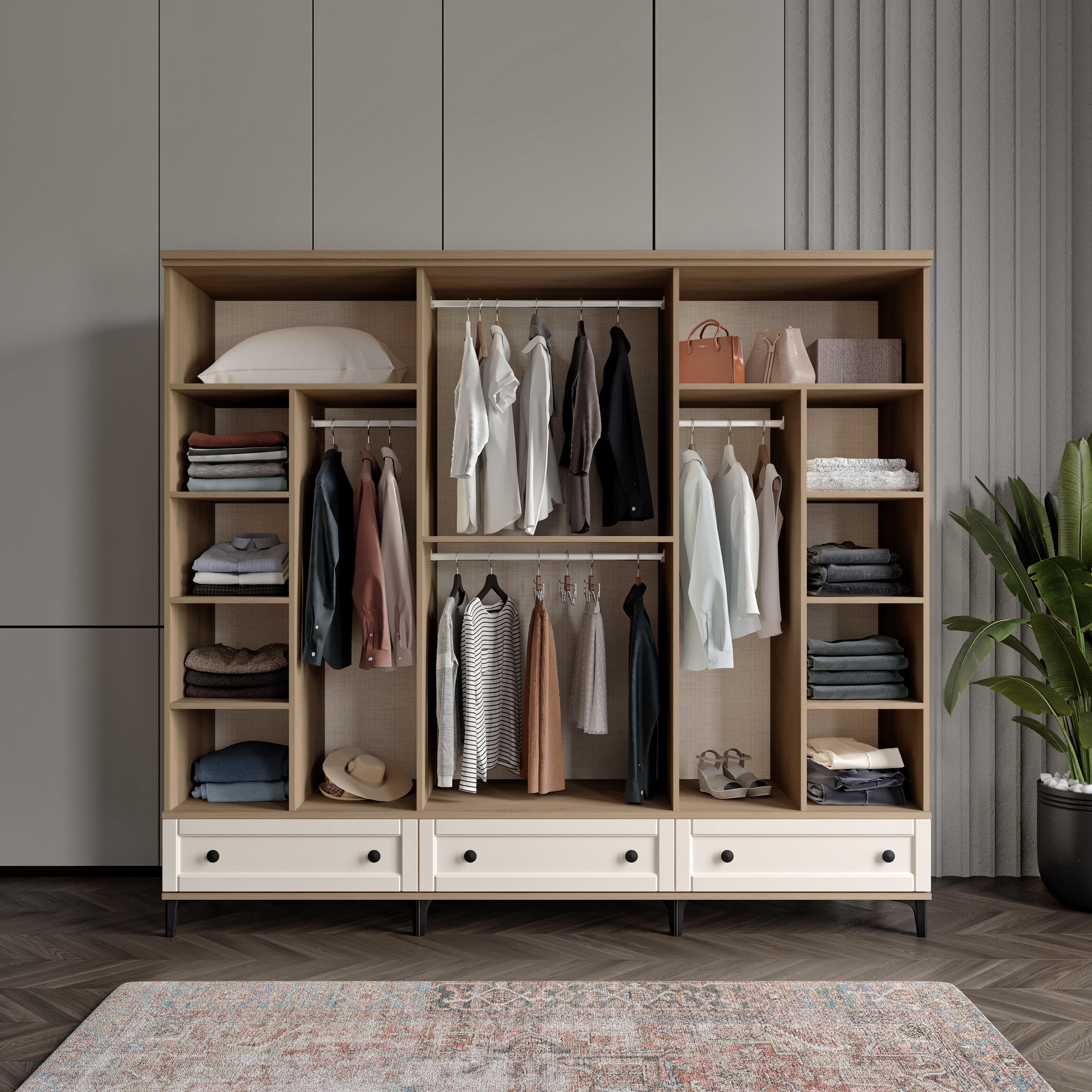  SARDUNYA 6 KAPILI DOLAP %100 MDF