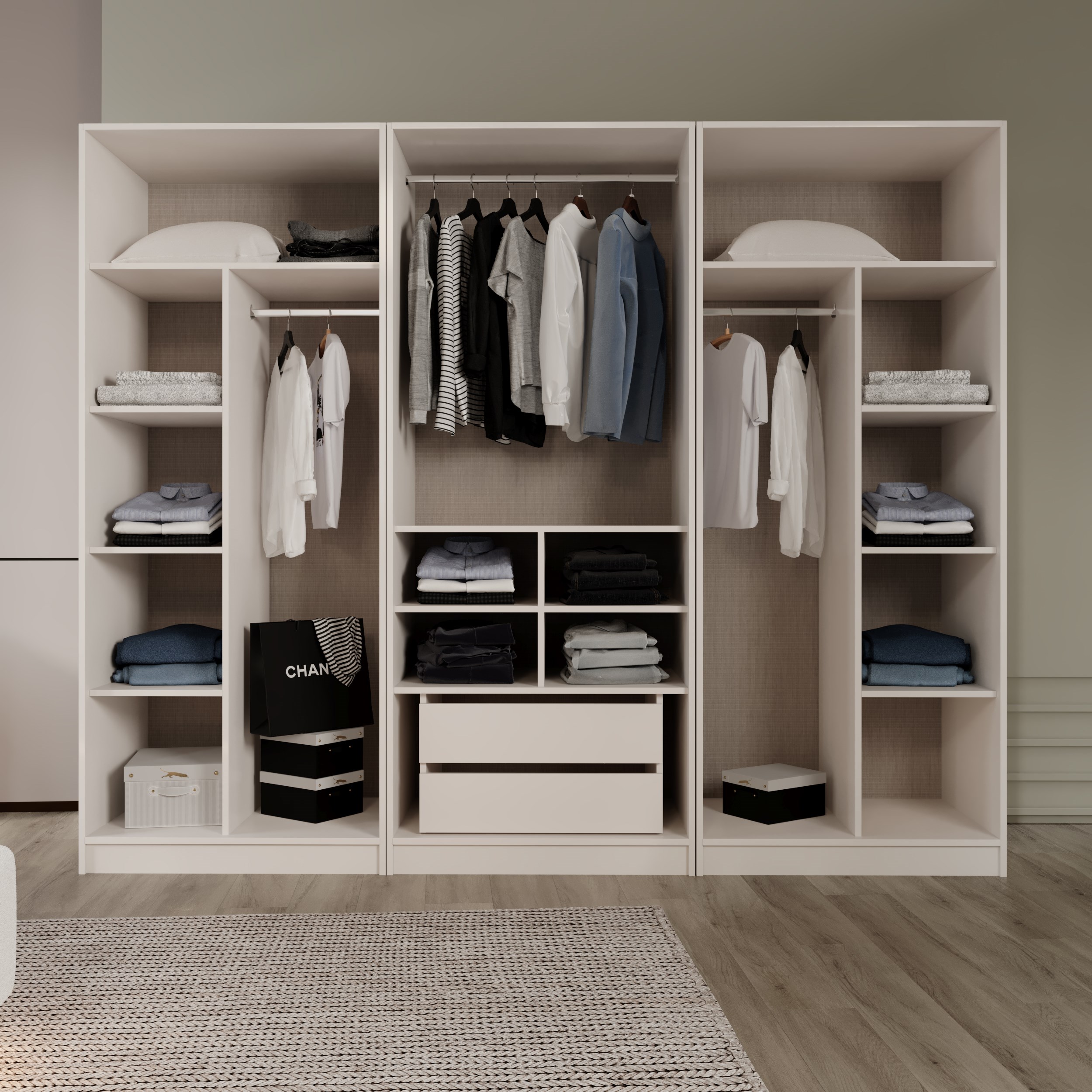 ELİT MODÜLER 6 KAPILI DOLAP 