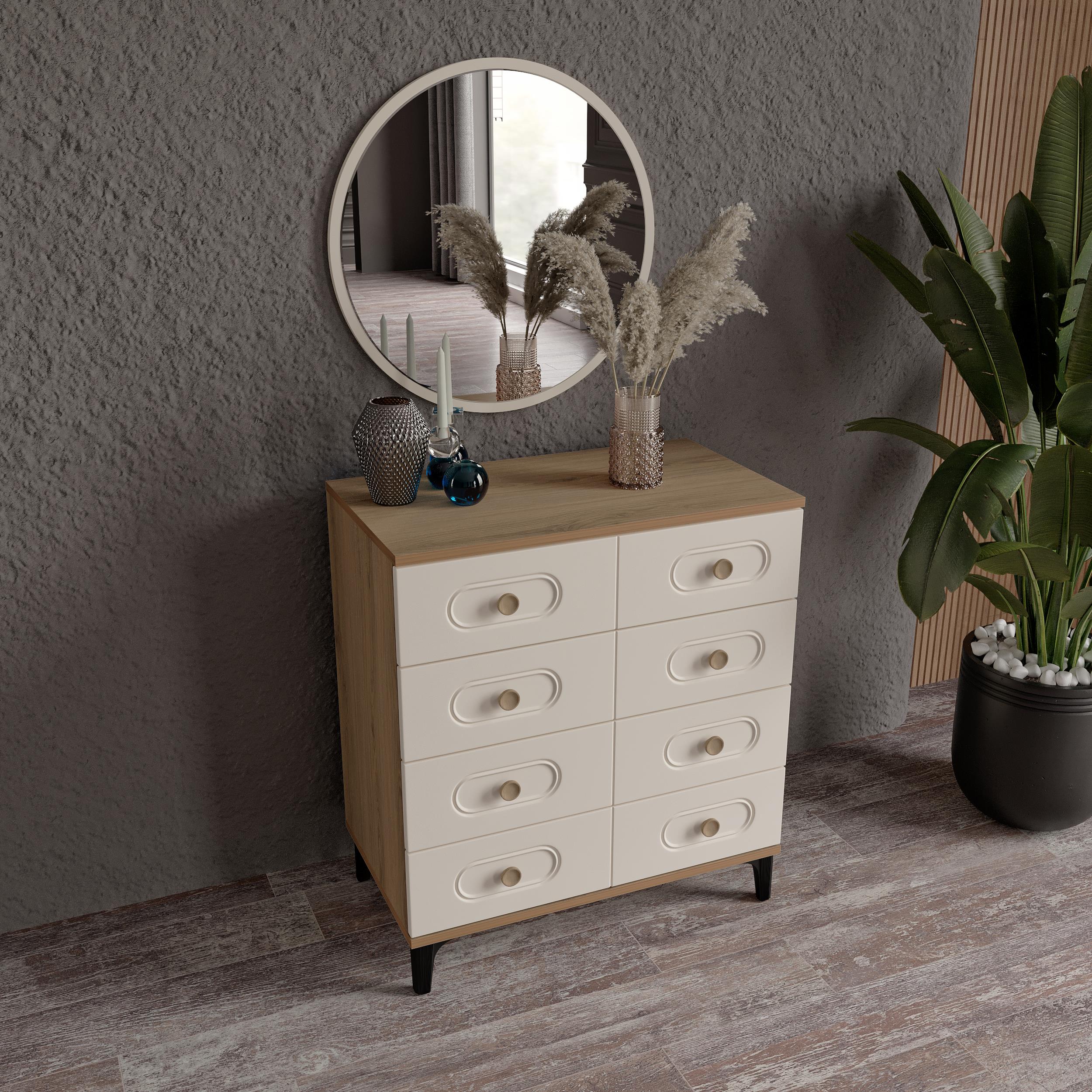 HAYYAM AYNALI ŞİFONYER %100 MDF