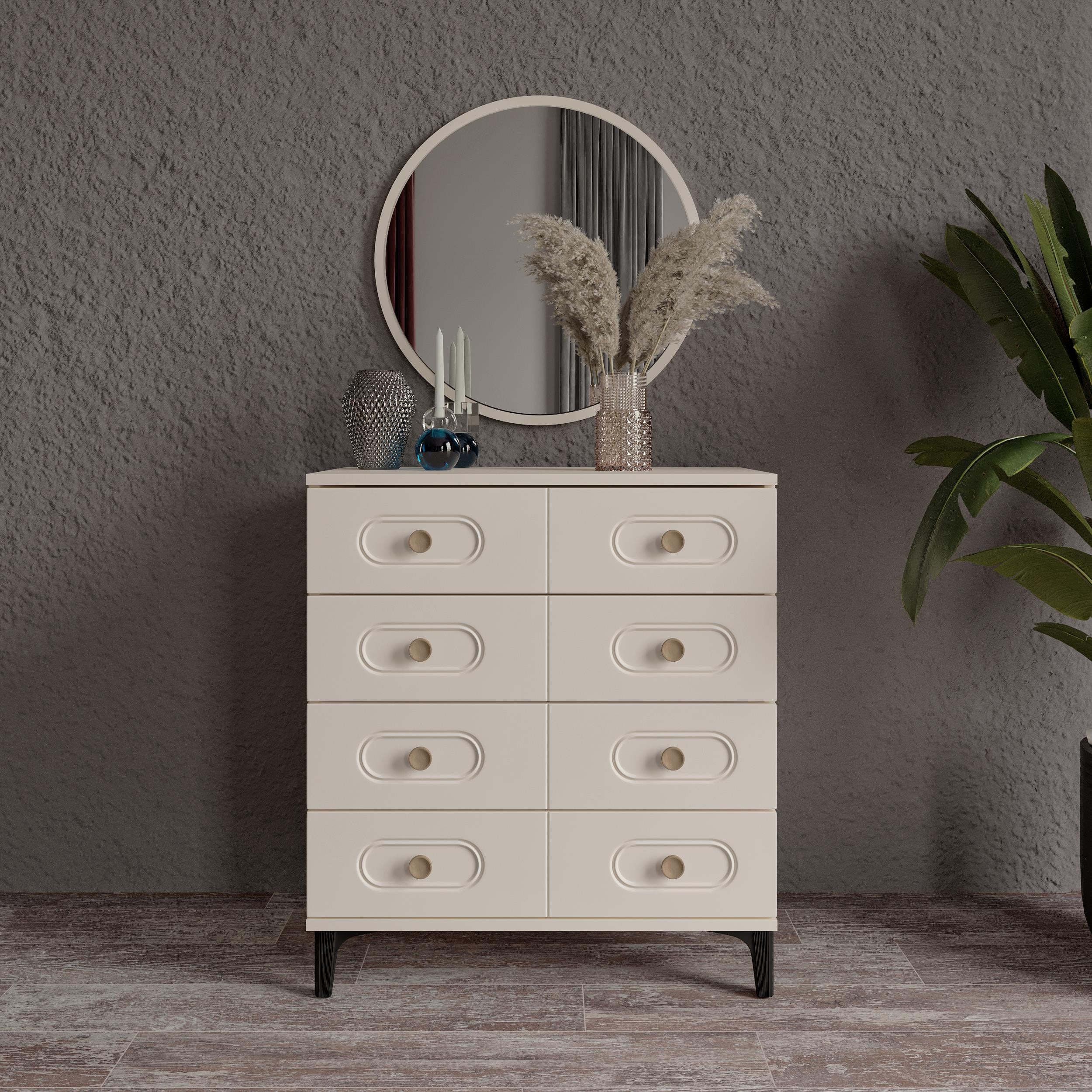 HAYYAM AYNALI ŞİFONYER AYTAŞI %100 MDF