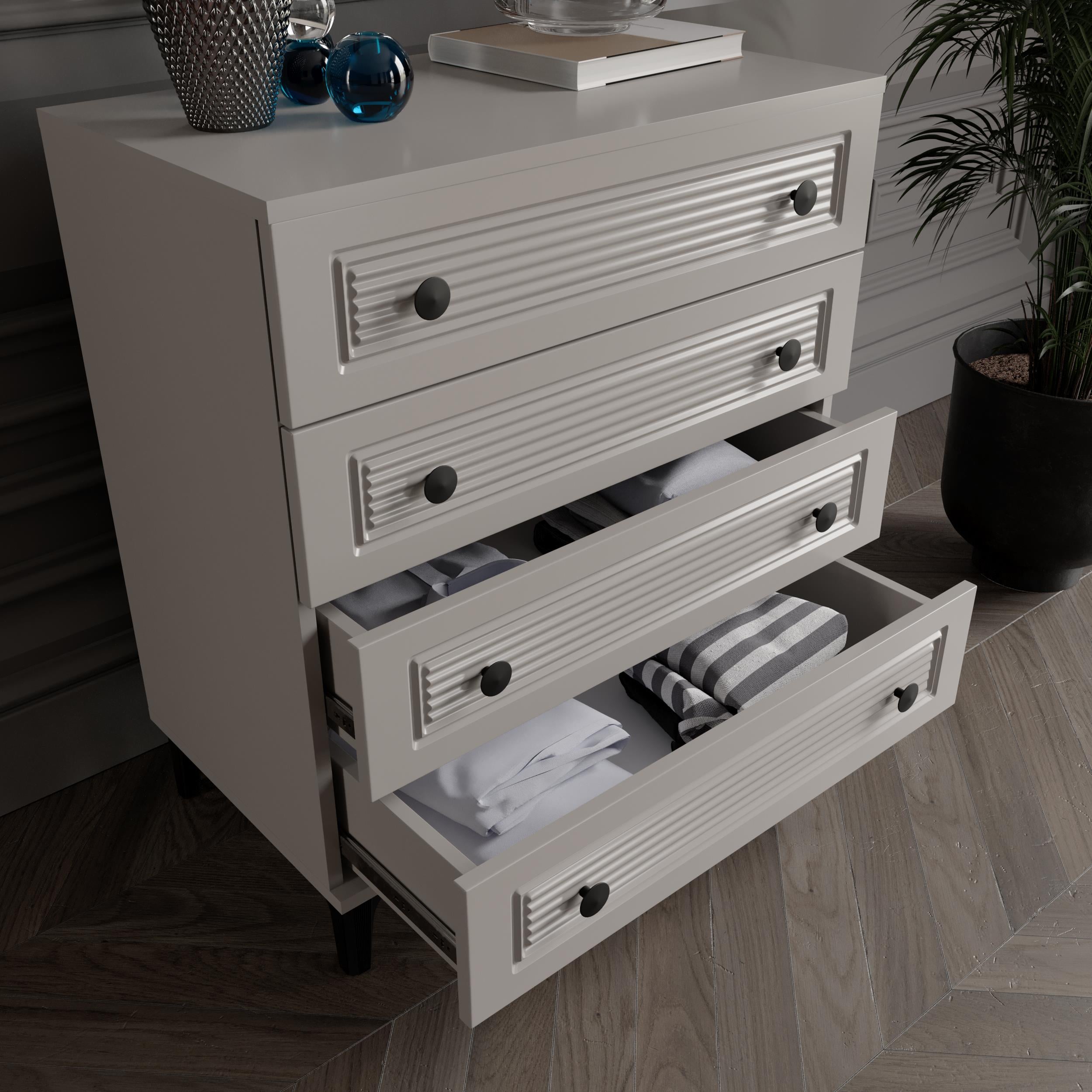 ZÜHRE AYNALI ŞİFONYER %100 MDF