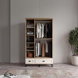  ÇAKRA 3 KAPILI DOLAP %100 MDF