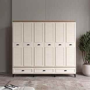  ÇAKRA 6 KAPILI DOLAP %100 MDF