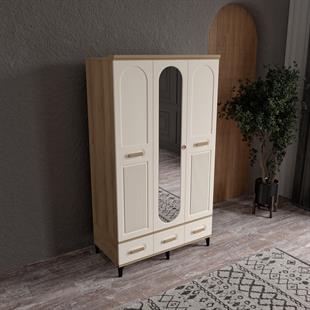  HAYYAM 3 KAPILI DOLAP %100 MDF