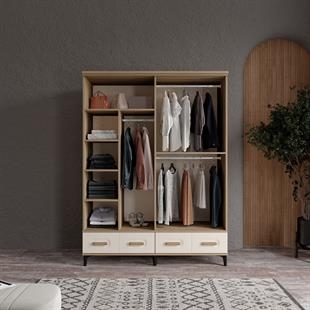  HAYYAM 4 KAPILI DOLAP %100 MDF