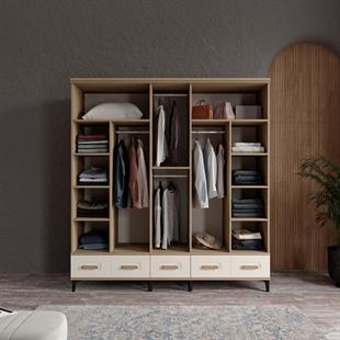  HAYYAM 5 KAPILI DOLAP %100 MDF