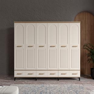  HAYYAM 6 KAPILI DOLAP %100 MDF