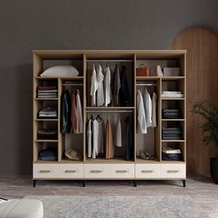  HAYYAM 6 KAPILI DOLAP %100 MDF
