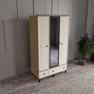  KİSRA 3 KAPILI DOLAP %100 MDF