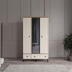  KİSRA 3 KAPILI DOLAP %100 MDF