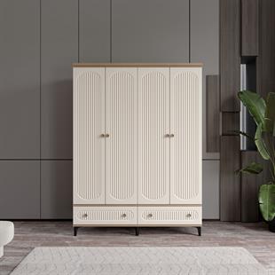  OSKAR 4 KAPILI DOLAP %100 MDF