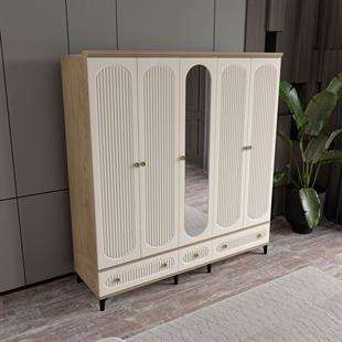  OSKAR 5 KAPILI DOLAP %100 MDF