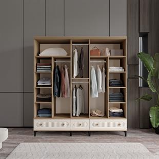  OSKAR 5 KAPILI DOLAP %100 MDF