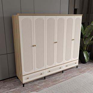  OSKAR 6 KAPILI DOLAP %100 MDF
