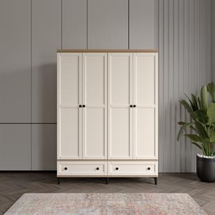  SARDUNYA 4 KAPILI DOLAP %100 MDF