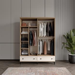  SARDUNYA 4 KAPILI DOLAP %100 MDF