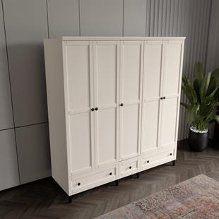  SARDUNYA 5 KAPILI AYTAŞI DOLAP %100 MDF