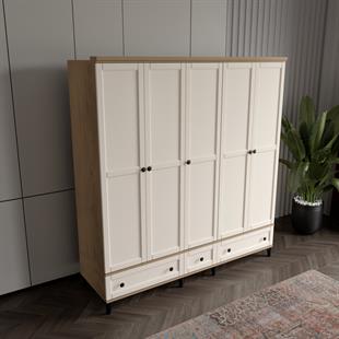  SARDUNYA 5 KAPILI DOLAP %100 MDF