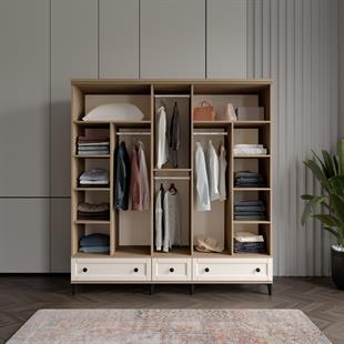  SARDUNYA 5 KAPILI DOLAP %100 MDF
