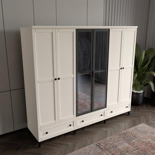  SARDUNYA 6 KAPILI AYTAŞI DOLAP %100 MDF