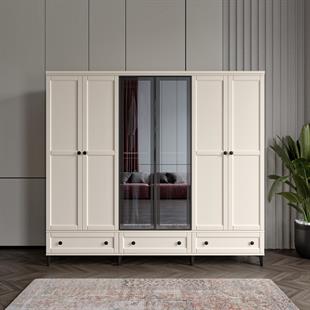  SARDUNYA 6 KAPILI AYTAŞI DOLAP %100 MDF
