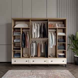  SARDUNYA 6 KAPILI DOLAP %100 MDF
