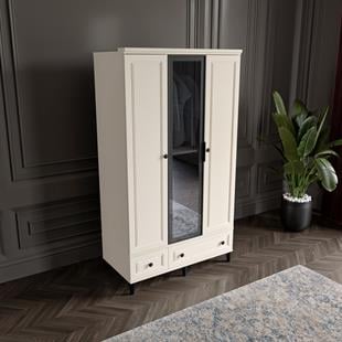  ZÜHRE 3 KAPILI DOLAP %100 MDF