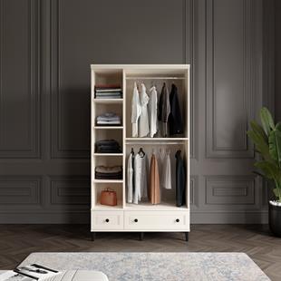  ZÜHRE 3 KAPILI DOLAP %100 MDF