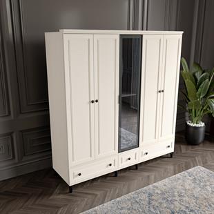  ZÜHRE 5 KAPILI DOLAP %100 MDF