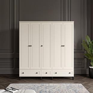  ZÜHRE 5 KAPILI DOLAP %100 MDF
