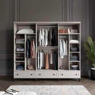  ZÜHRE 6 KAPILI DOLAP %100 MDF