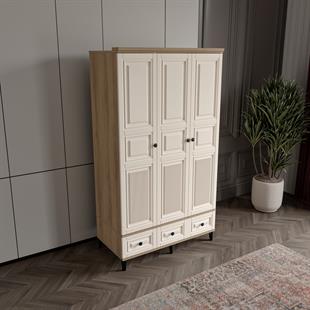  ZÜMER 3 KAPILI DOLAP %100 MDF